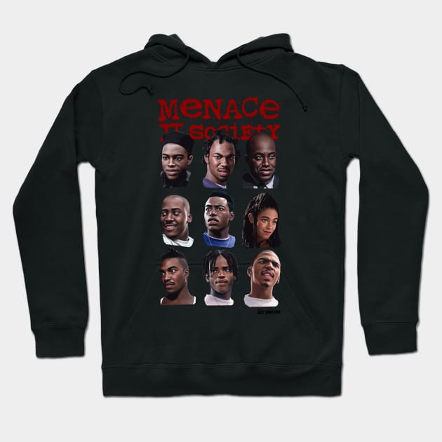 Menace 2 Society Hoodie by Art Simpson